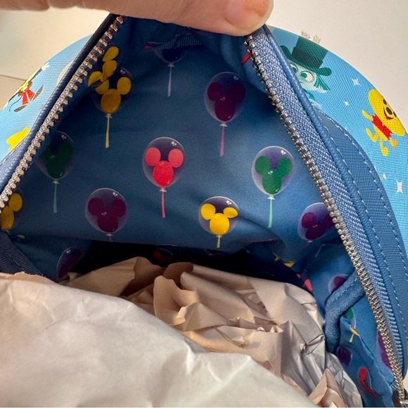 NWT. Disney Loungefly chibi Backpack - Chibi Disney Characters.